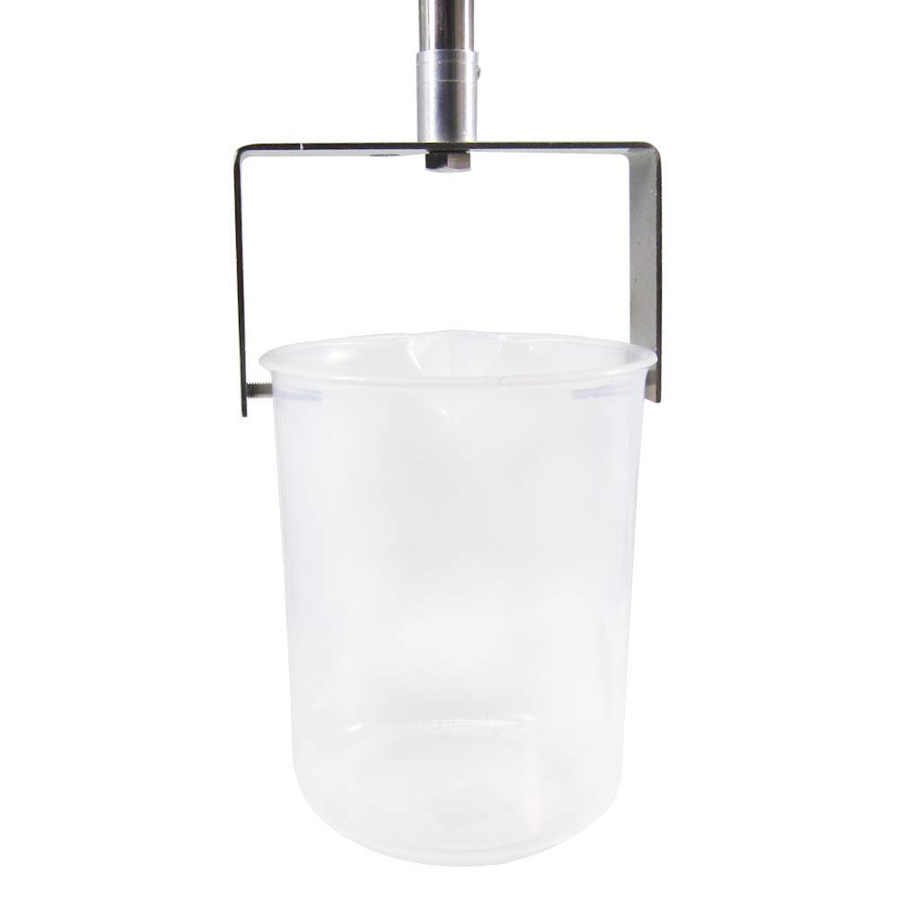 Stainless Steel Telescopic Water Sampler Pole with 1000ml Plastic Ladle & Beaker (0.75m-1.8m Adjustable Length) - Perfect for Lake, River & Laboratory Water Testing