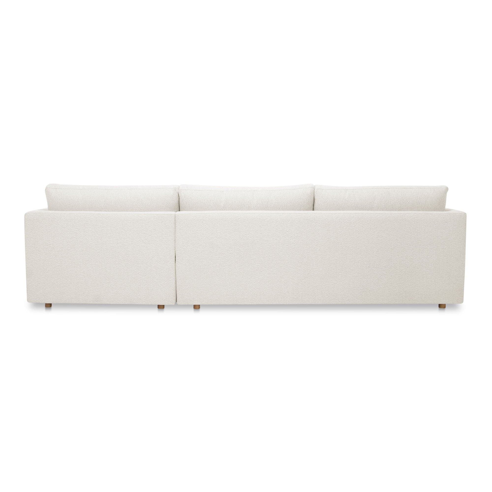 Bryn Sectional Right Oyster Sofa - Modern L-Shaped Couch for Living Room, Family Room & Home Theater