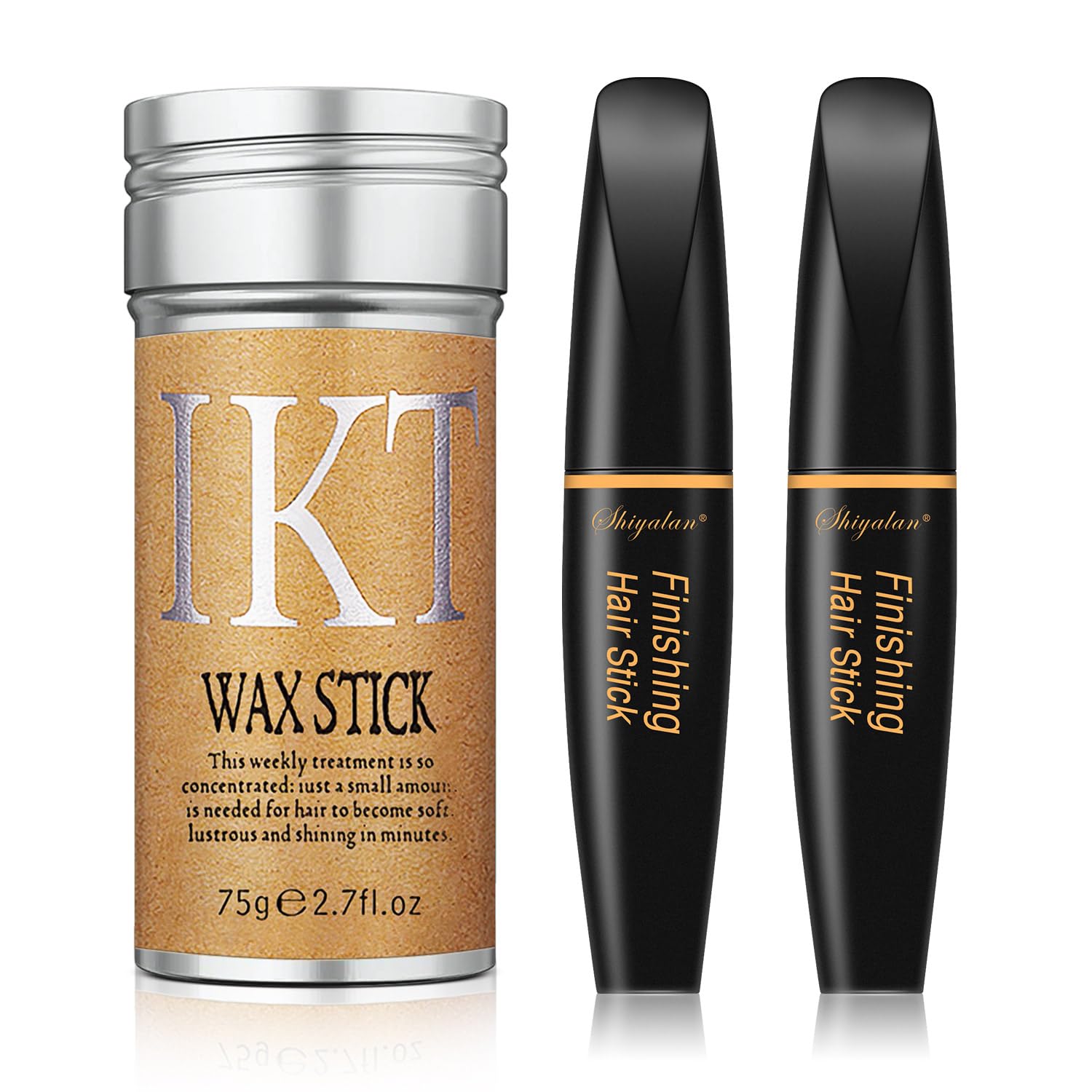 Long Lasting Hair Wax Stick for Flyaways & Baby Hair - Styling Pomade for Wigs & Natural Hair | Perfect for Daily Styling, Special Occasions & Wig Maintenance
