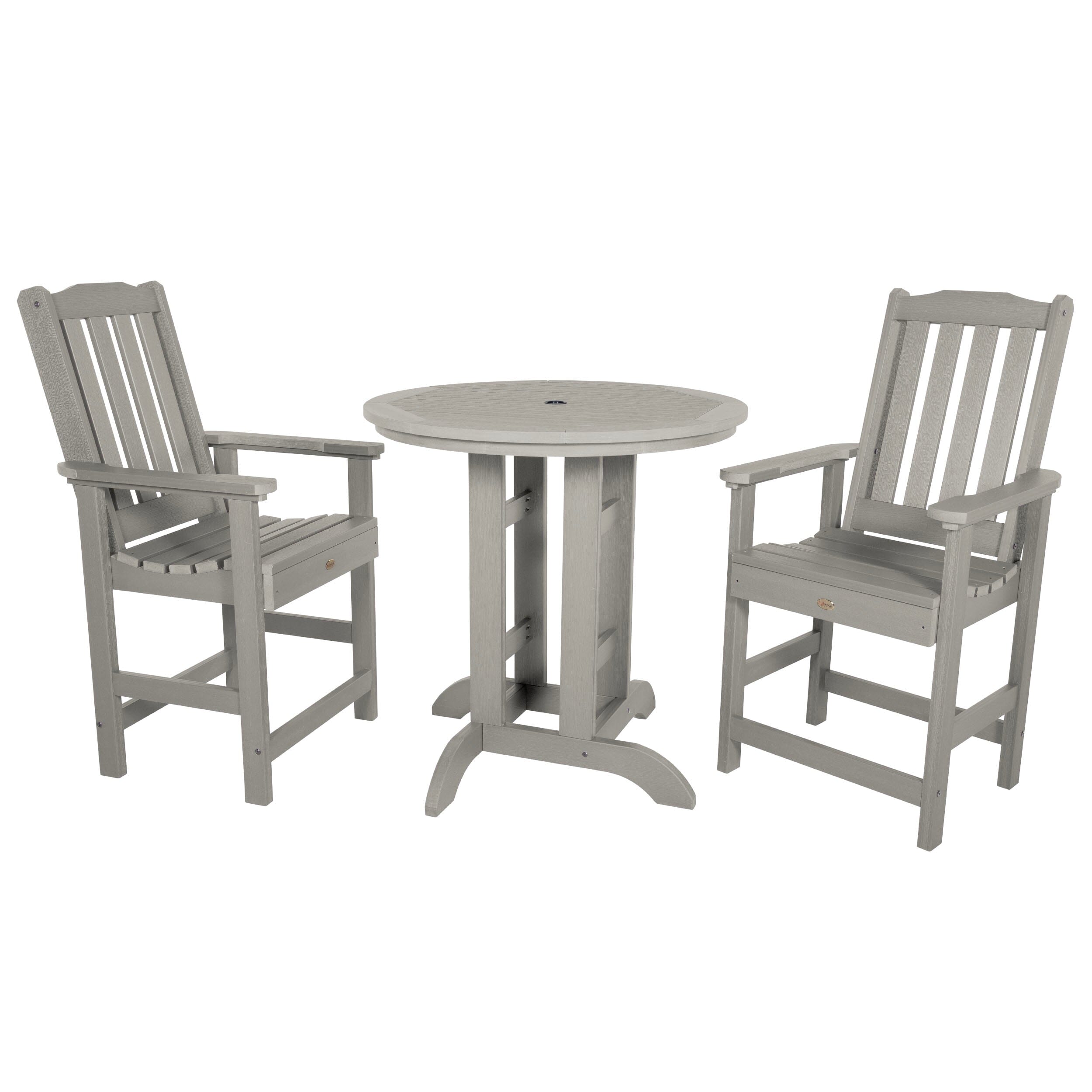 Lehigh 3-Piece 36-Inch Round Counter Height Dining Set - Perfect for Small Spaces, Kitchens & Breakfast Nooks