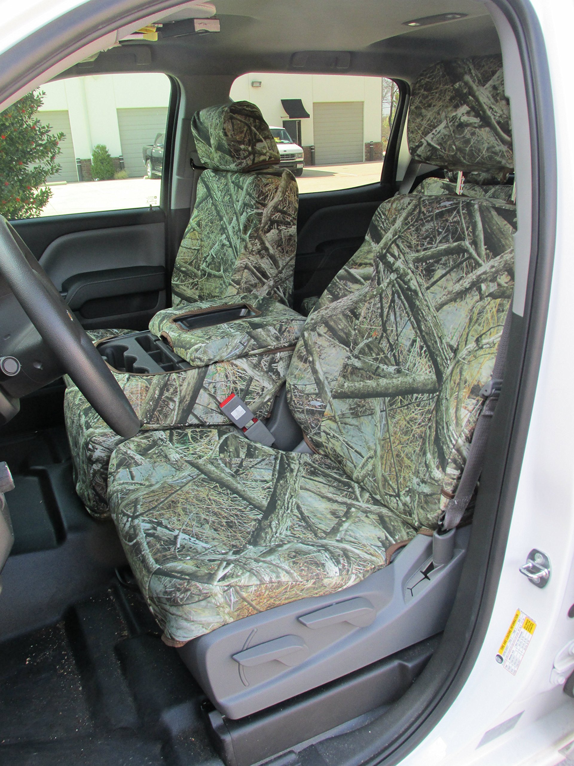 Durafit Camo Seat Covers for 2014-2020 Chevy Silverado - Full Set (Front 40/20/40 & Rear 60/40 Split Bench) | Waterproof & Durable Truck Seat Protection for Off-Roading, Hunting & Outdoor Adventures