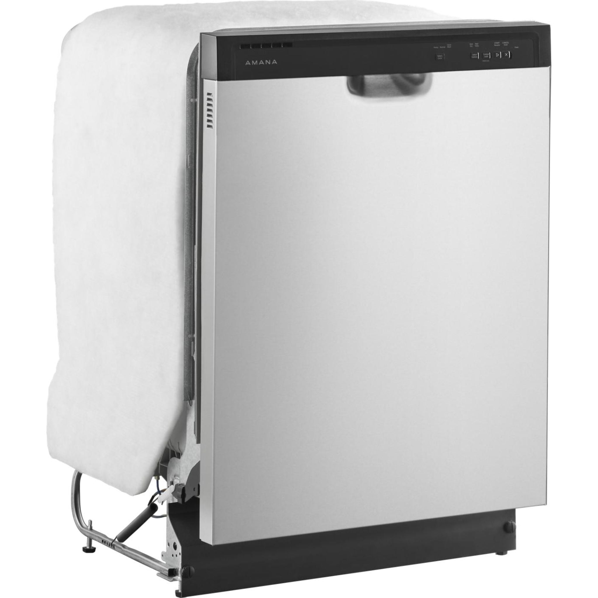 Amana ADB1400AMS 24 Inch Built-In Dishwasher with Stainless Steel Tub - Energy Star Certified, Quiet Operation for Open Concept Kitchens