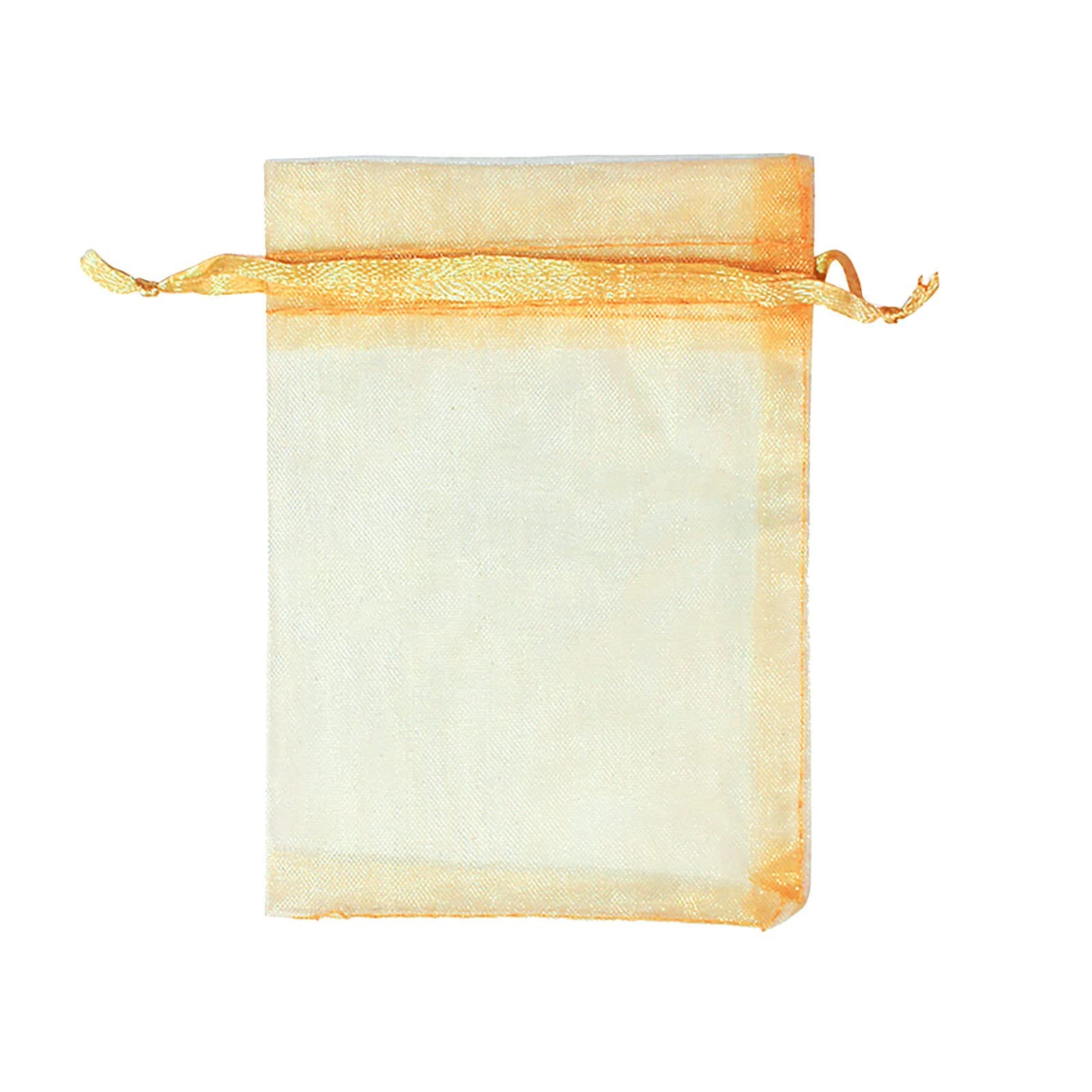 120 Pack Gold Organza Drawstring Bags for Jewelry, Candy, Wedding Favors & Party Gifts - Small Lavender Gift Pouches with Slider Closure - Perfect for Festive Events, Bridal Showers & Holiday Wrapping