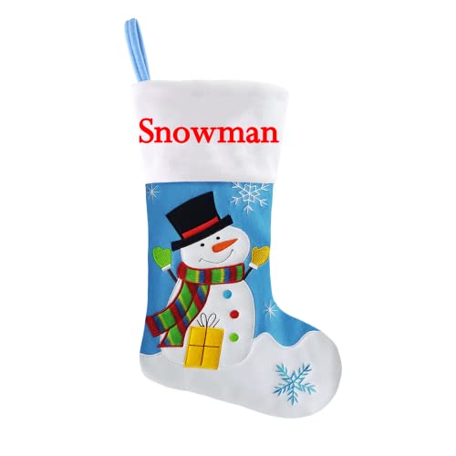Blue Snowman