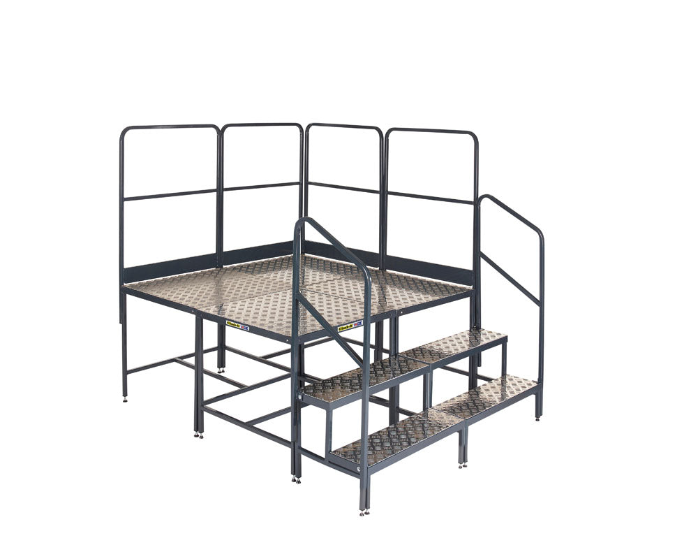 Climb It UK Platform - 4 Square Platforms (2x2) for Indoor/Outdoor Climbing, Playground & Fitness Training