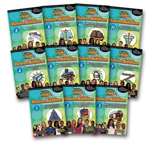 Standard Deviants School - Nutrition Super Pack (Classroom Edition) | Educational DVD Set for Teachers & Students | Perfect for Health Science Lessons & Homeschool Curriculum