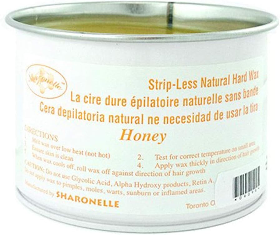 Sharonelle All Purpose Natural Depilatory Wax - 14OZ Hair Removal for Legs, Arms, Bikini & Face - Smooth Skin at Home or Salon