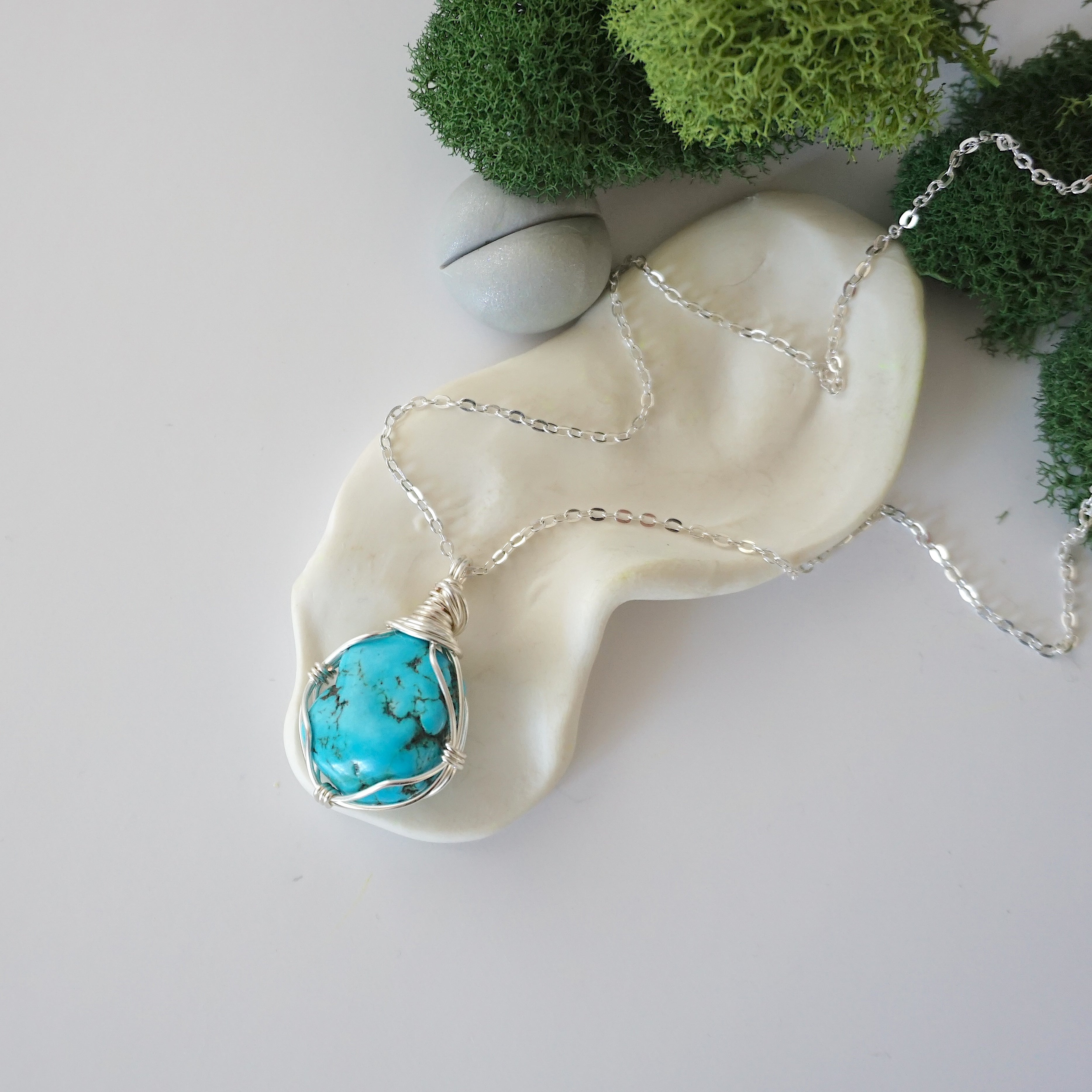 Turquoise Birthstone Necklace - Elegant Crystal Jewelry for Women | Perfect Gift for Birthday, Anniversary & Mother's Day | Everyday Wear & Special Occasions