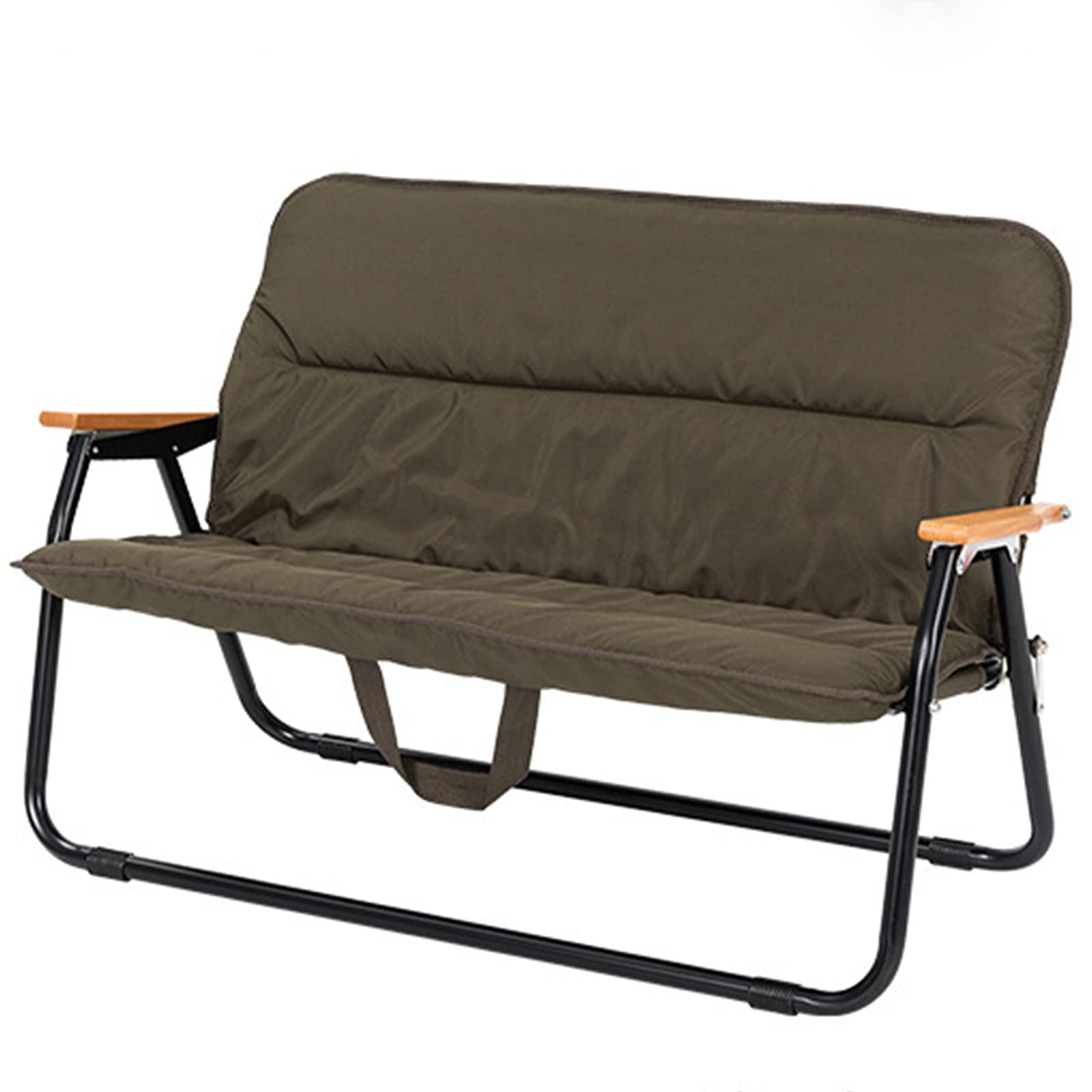Lightweight Aluminum Alloy Folding Camping Chair - Portable Double Fold Beach Picnic Chair with Backrest for Outdoor, Travel & Relaxation | Perfect for Camping, Beach Trips, Backyard Lounging and Tailgating Parties