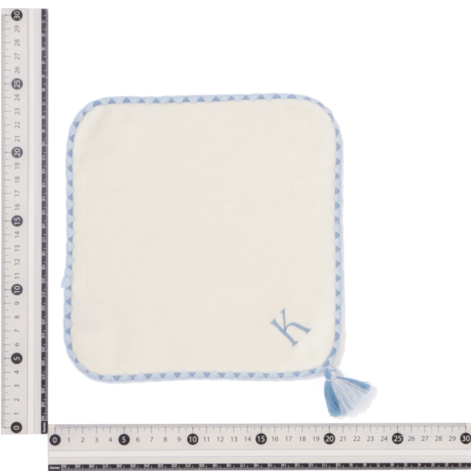 Mini Handkerchief Towel - Soft & Absorbent Cotton Face Towel for Gym, Travel & Everyday Use | Light Blue