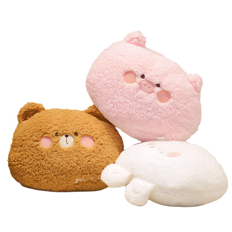 SnuggleMochi™ Ultra Soft Plush Pillow - Cute Kawaii Animal Hugging Pillow for Kids & Adults | Perfect for Bedroom Decor, Nap Time, Travel & Stress Relief