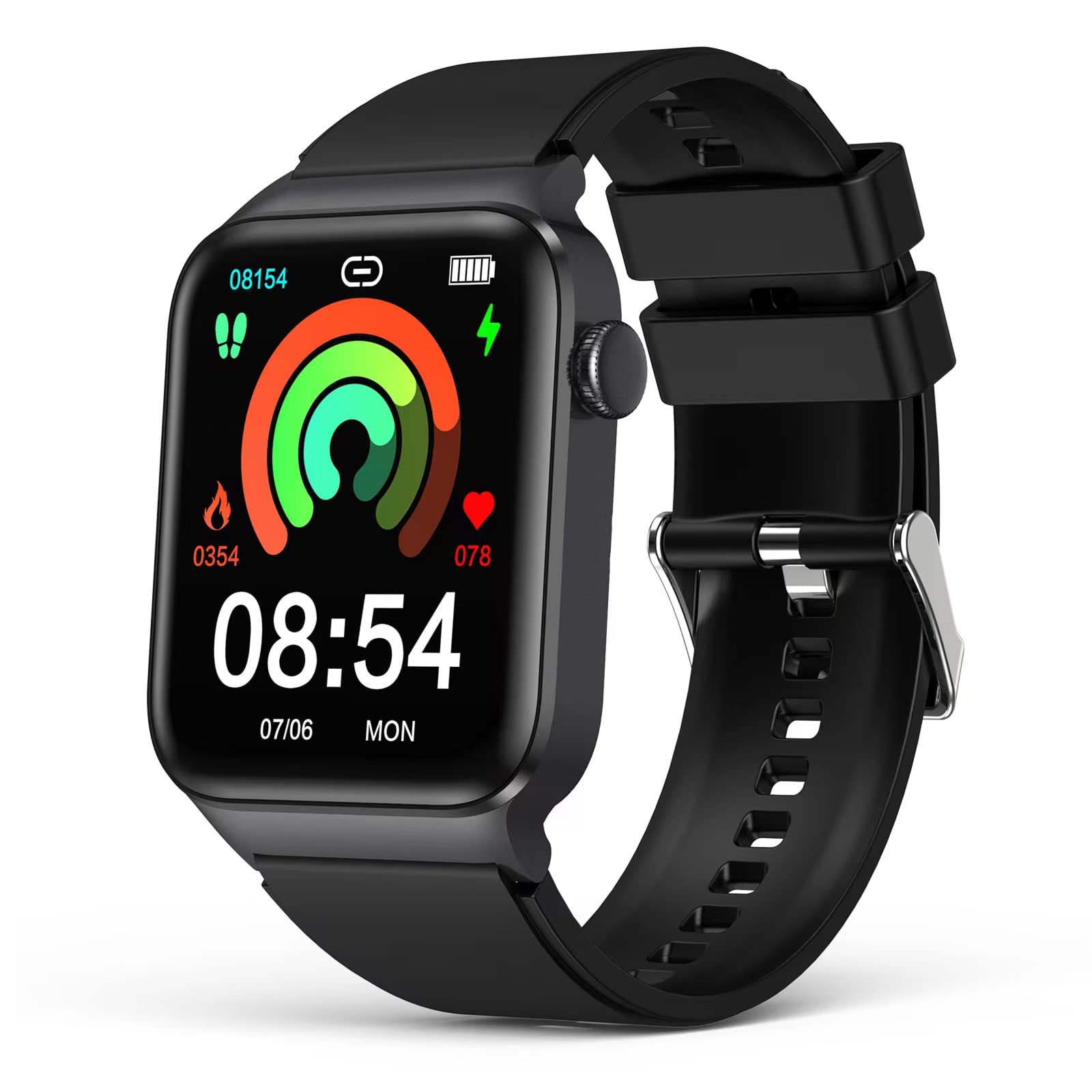 Smart Fitness Watch with Heart Rate Monitor for Men & Women - IP67 Waterproof for Sports & Daily Use