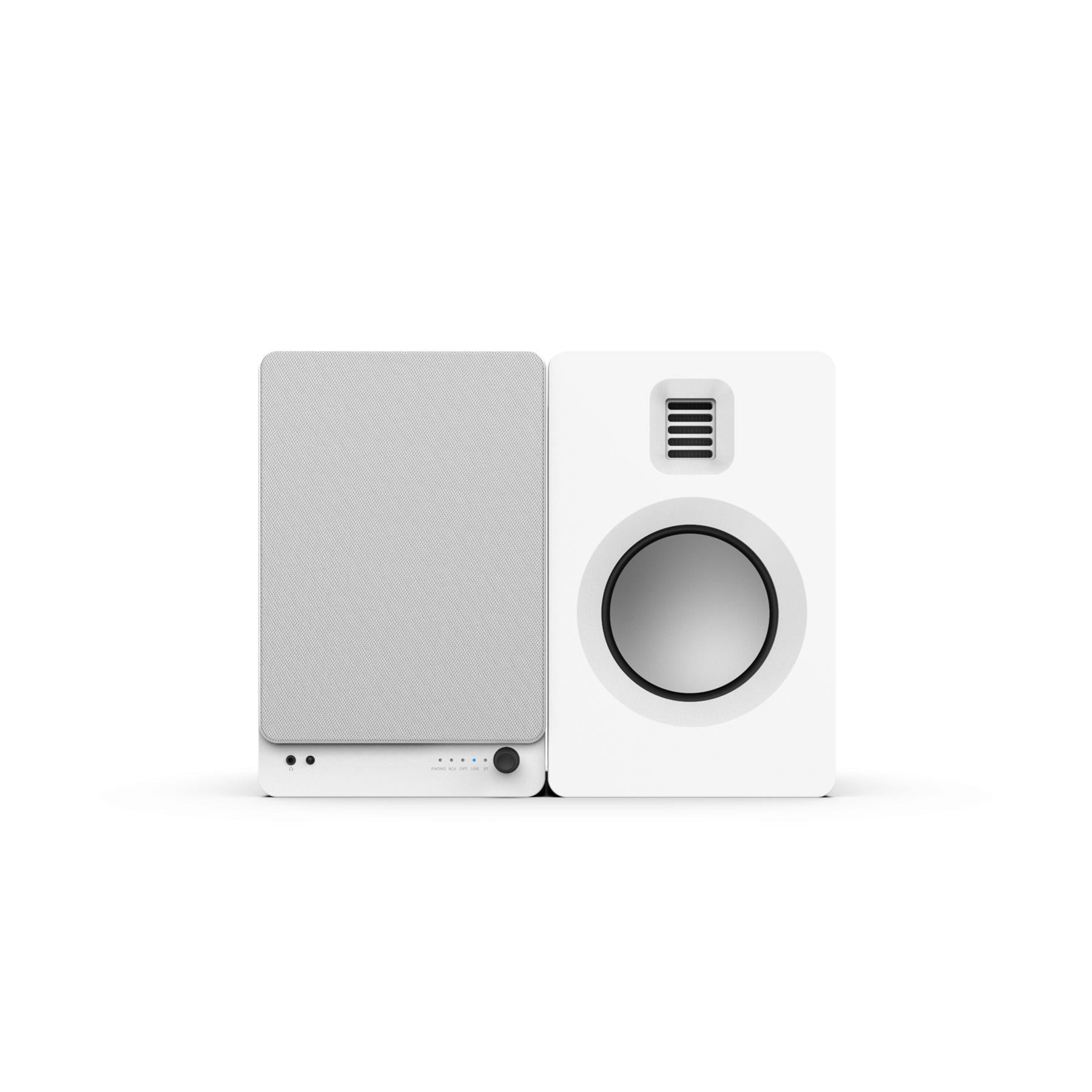 Premium Kanto TUK Powered Bookshelf Speakers - High-Fidelity USB DAC, Bluetooth 4.2, Phono Preamp & Headphone Output for Home Audio, Studio Monitoring & Gaming Setup