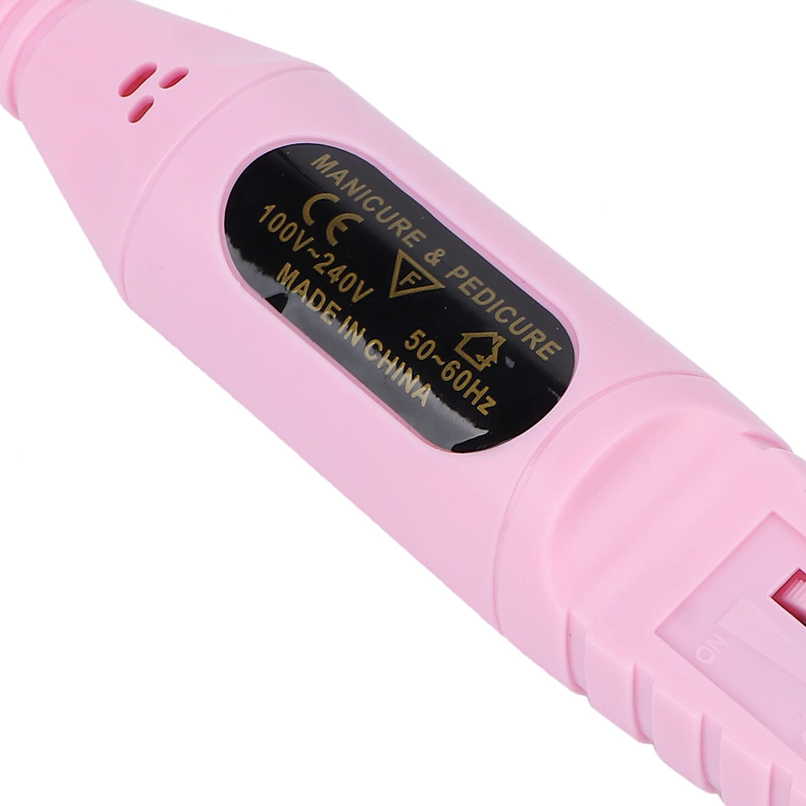 Professional Electric Nail File Set - Portable Matte Nail Drill Machine for Home & Salon Use | Perfect for Nail Artists & DIY Manicures | Compact, Lightweight & Ergonomic Design (Pink) | Great for Gel Polish Removal, Acrylic Shaping & Nail Art Preparation