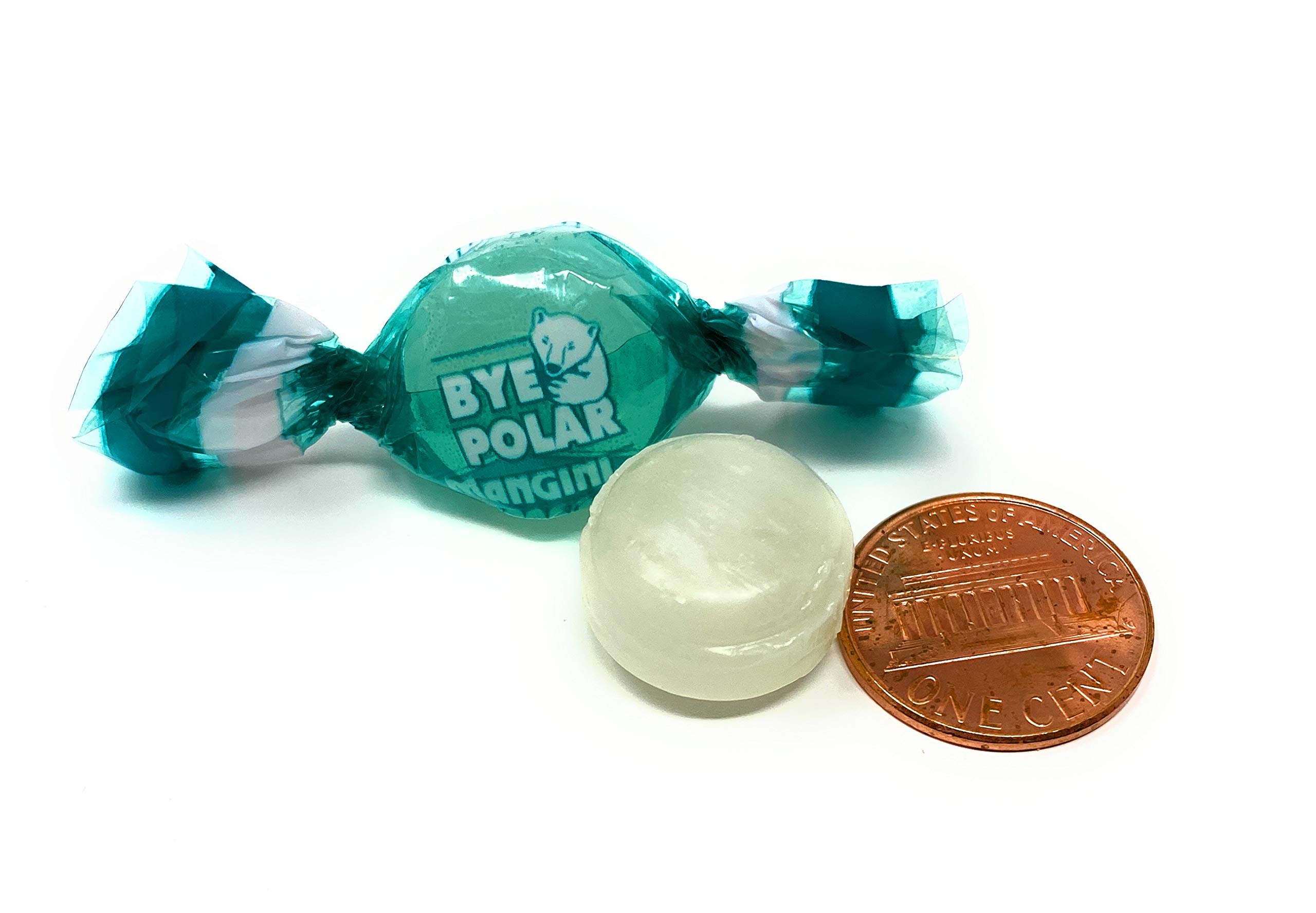 Mangini Bye Polar Mint Mini Hard Candy - 2.2 Lbs Bulk Pack | Refreshing Breath Mints for Office, Travel & After Meals