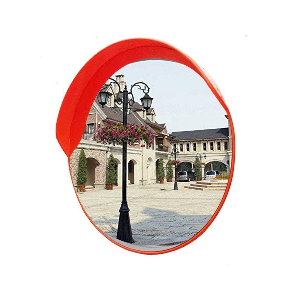 LXTIN 45cm 60cm 80cm 100cm Outdoor Convex Traffic Safety Mirror - Wide Angle Curved Mirror for Driveways, Parking Lots & Blind Spots (100cm, Anti-Theft, Durable) - Perfect for Road Safety, Warehouse & School Zones