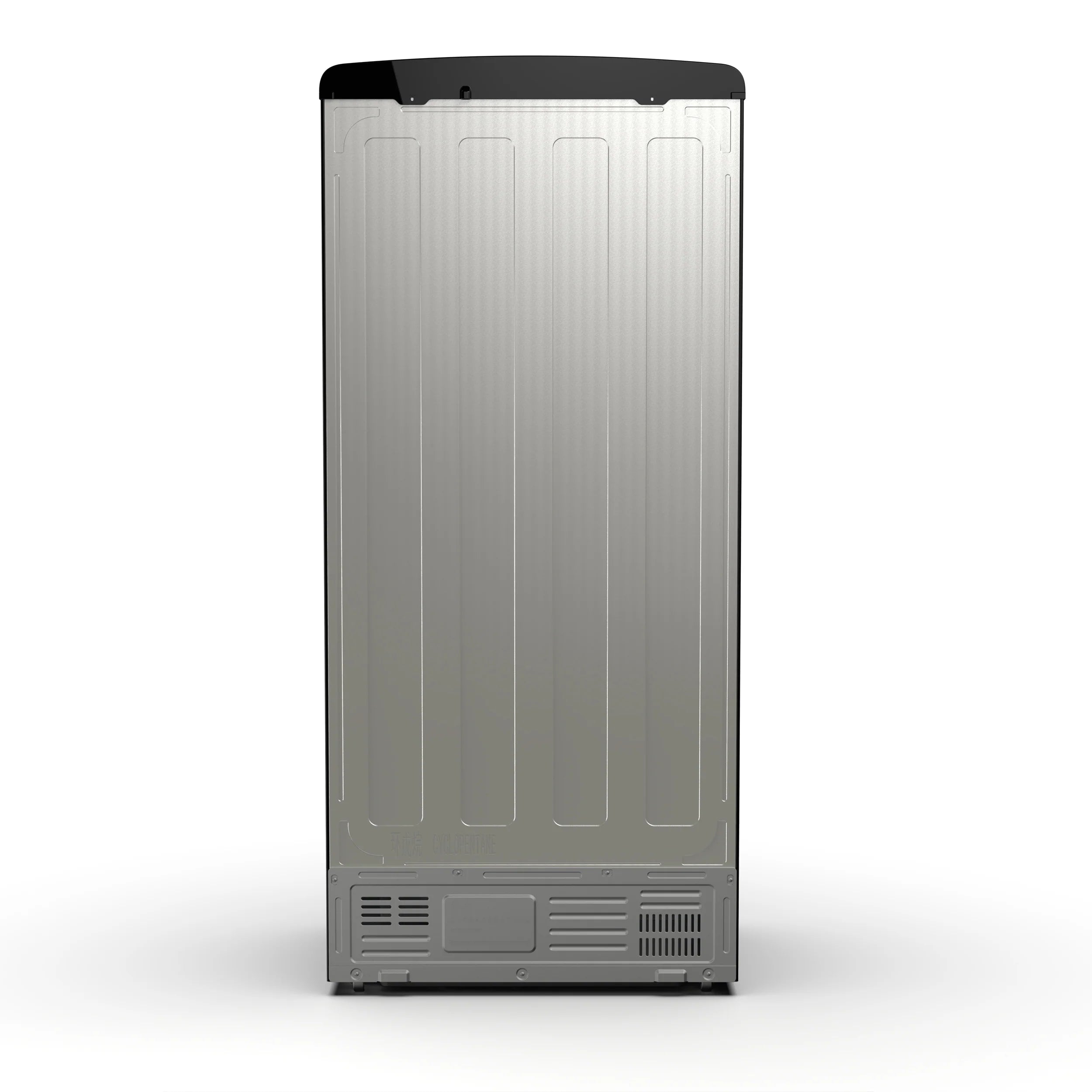 Forno Luigi 33 Inch French Door Refrigerator with Black Finish & Antique Brass Handles - Model FFFFD1791 33BLK | Perfect for Modern Kitchens & Open-Concept Homes