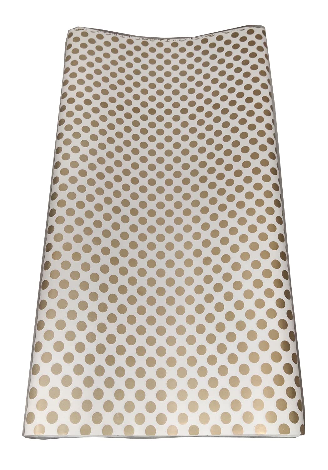 3A Featuretail Golden Polka Dot Gift Wrapping Paper - 10 Sheets Premium Quality Birthday Gift Wrap with Golden Color Print - Perfect for Christmas, Wedding, Baby Shower & Party Presents