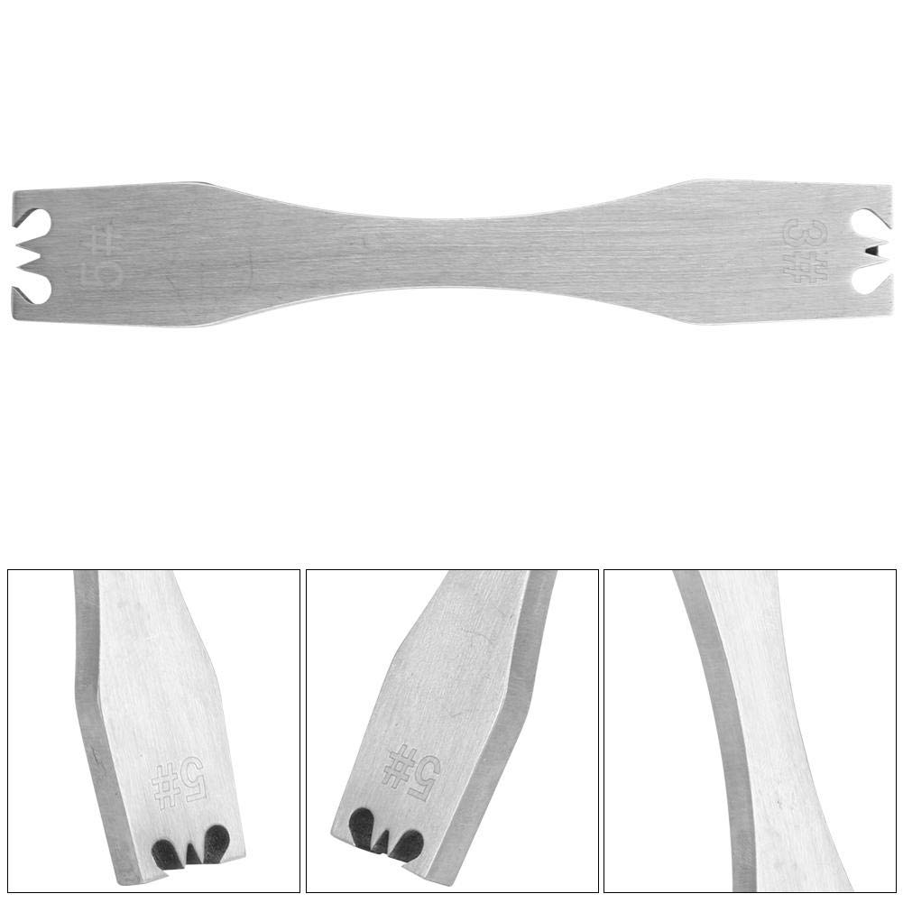 GLOGLOW Zipper Teeth Remover Tool - Heavy Duty Steel Zipper Gear Repair Kit for Leathercraft (3# & 5# Sizes) | Perfect for DIY Leather Projects, Bag Repair & Clothing Fixes
