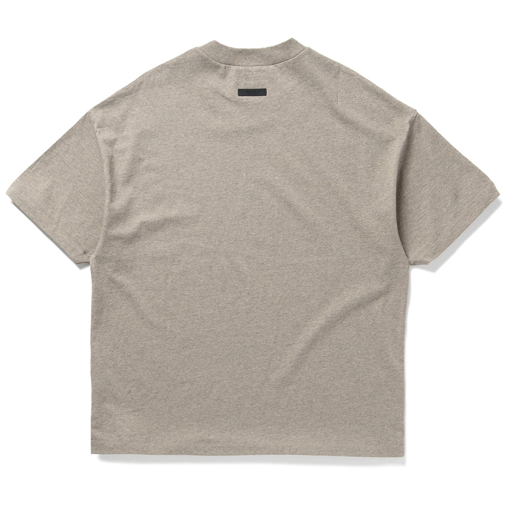 Fear of God Essentials Jersey Crewneck Tee - Heather Gray - Soft Cotton Men's T-Shirt for Casual Wear & Street Style Outfits