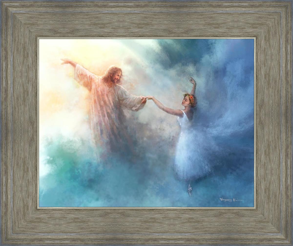 A Pas De Deux By Yongsung Kim - Ballet Dance Art Print - Elegant Wall Decor for Home, Office & Dance Studios