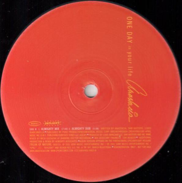 Anastacia - One Day In Your Life Vinyl Record (2x12