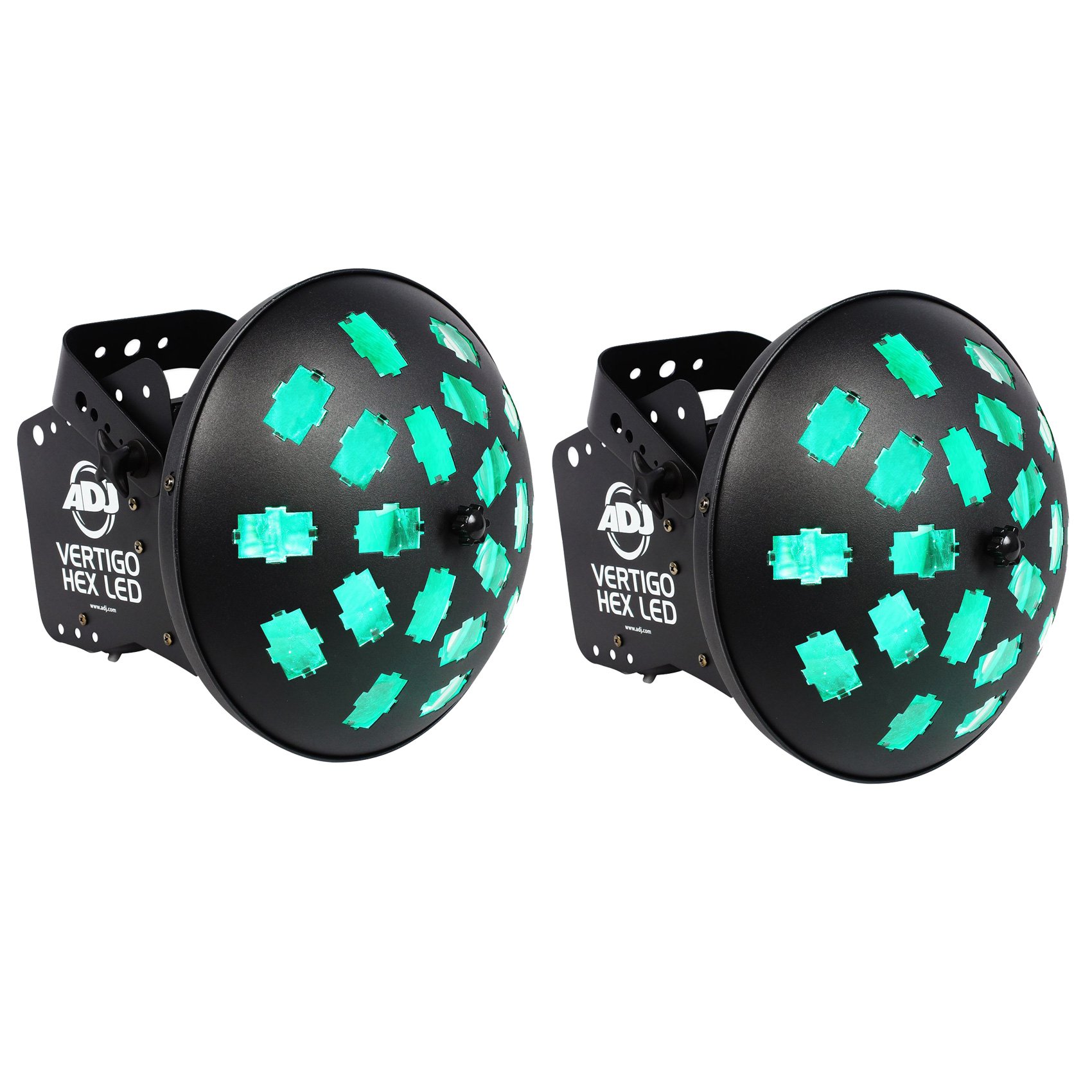 American DJ VERTIGO HEX LED 12W 6-Color Moving Head Effect Light for Dance Floor, Stage, Club, and Party Lighting