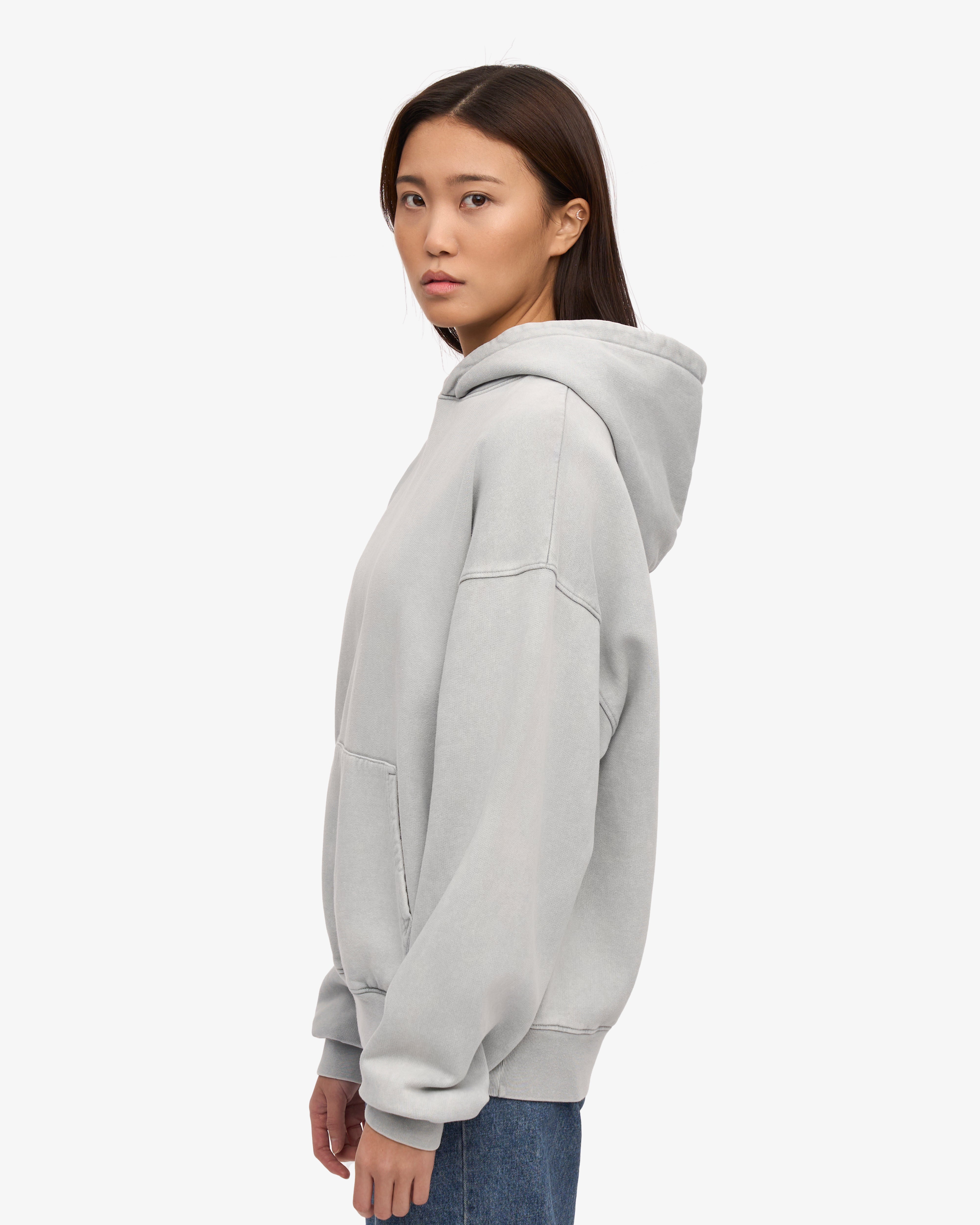 Organic Oversized Hoodie - Faded Grey | Cozy & Stylish Pullover for Men & Women | Perfect for Casual Wear, Lounging & Outdoor Activities