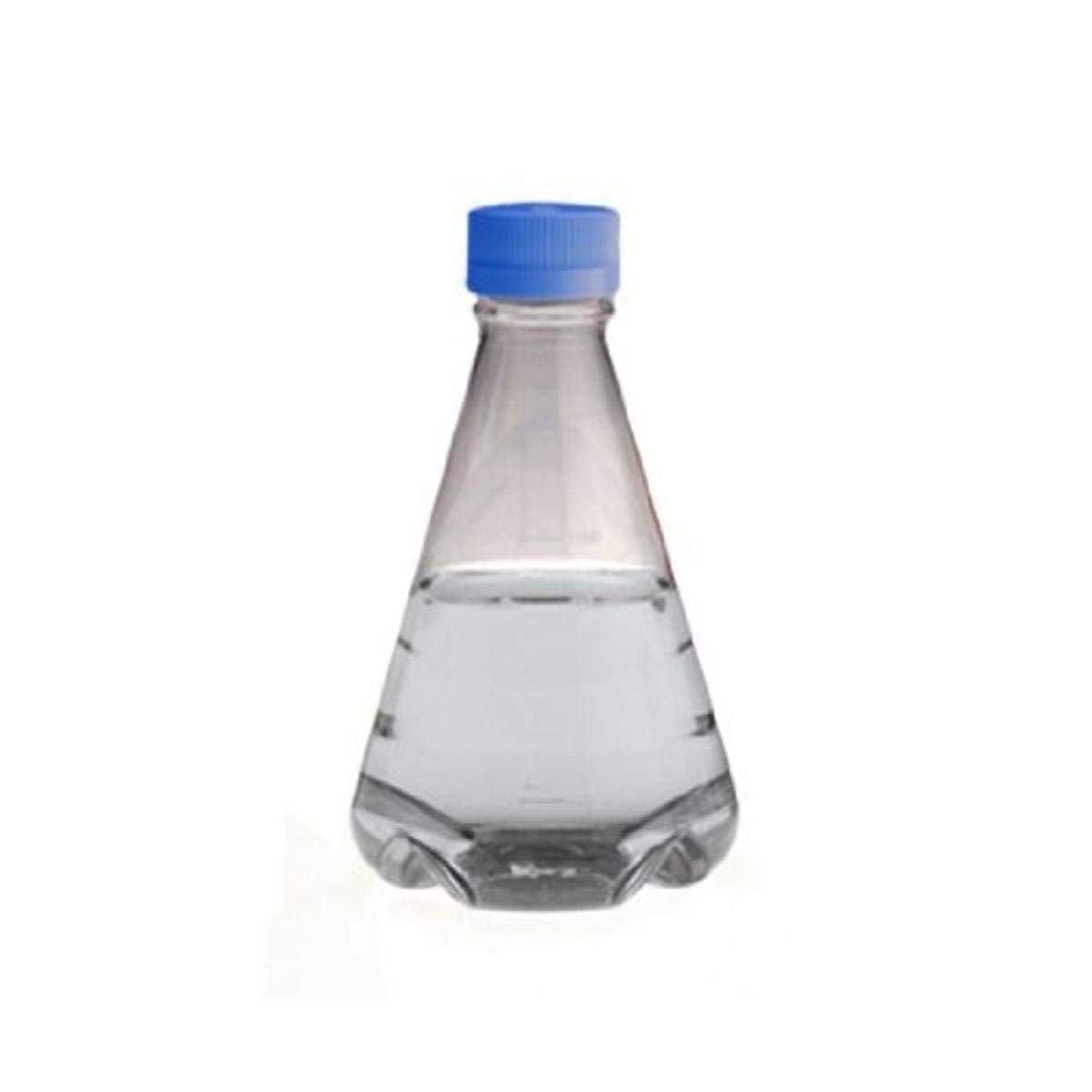 641934-1000F Polycarbonate 1000mL Sterile Flat Bottom Erlenmeyer Flask (Pack of 6) - Ideal for Cell Culture, Microbiology Labs & Scientific Research