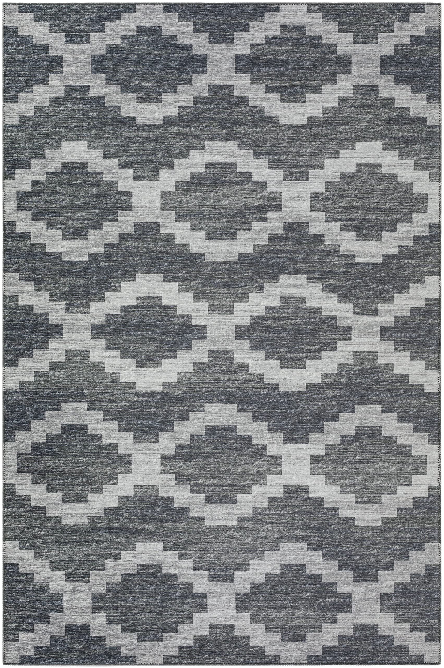 Addison Rugs Yuma AYU39 Gray 8' x 10' Area Rug – Soft Modern Indoor Carpet for Living Room, Bedroom & Office Decor