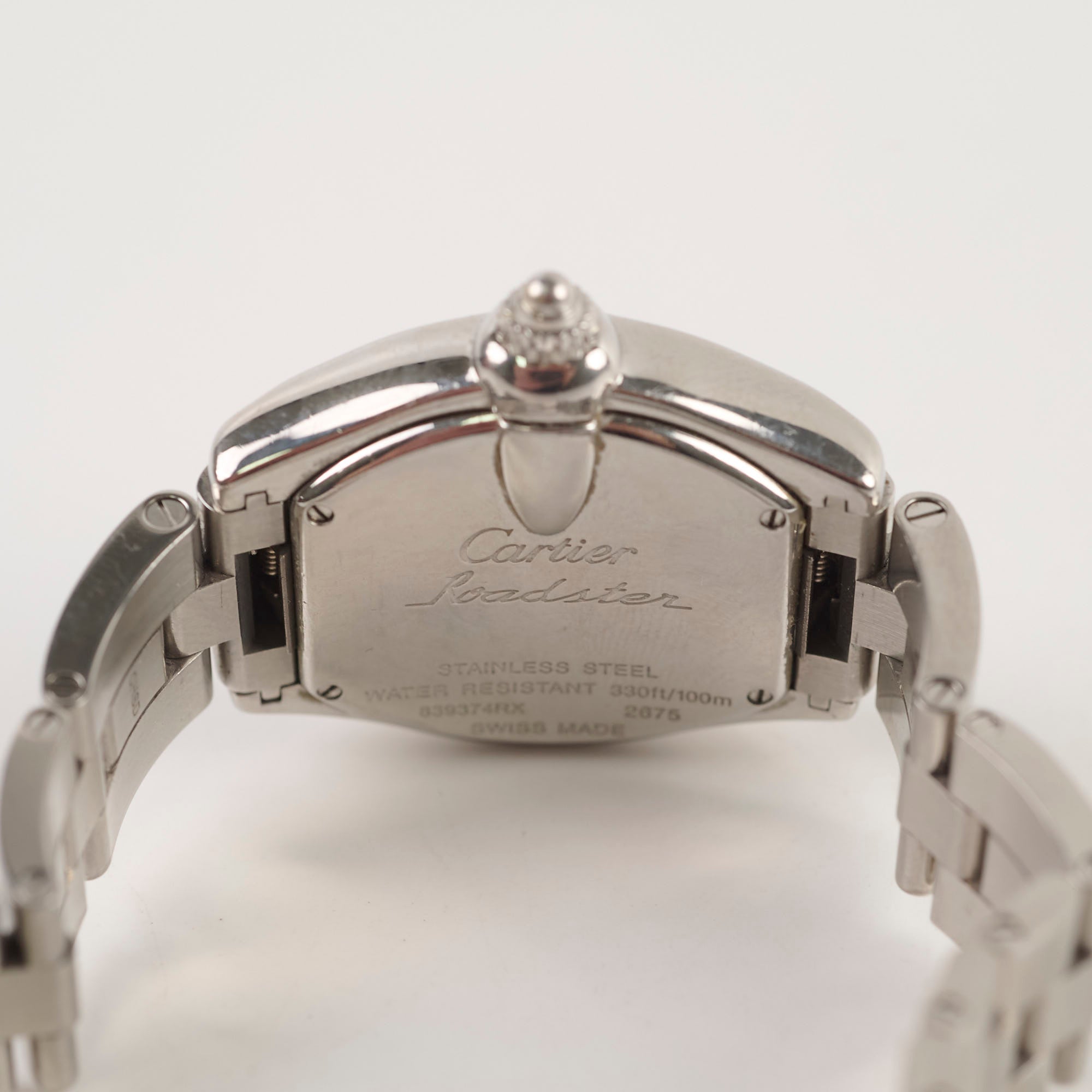 Cartier Roadster De Men's Watch W62016V3 - Luxury Stainless Steel Chronograph for Business & Formal Occasions