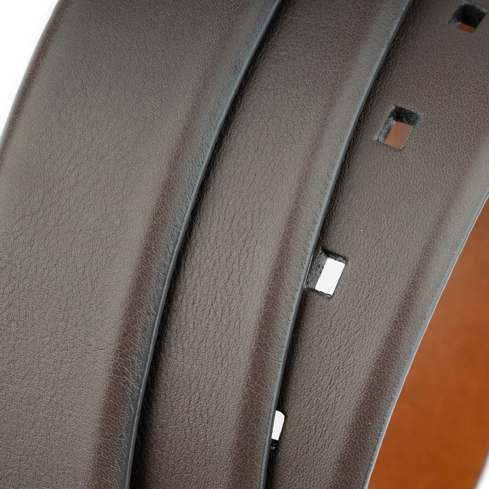 Genuine Gray Leather Belt Strap with Pre-Punched Holes - Replacement Strap for Ferragamo Women's Buckles | Perfect for Bag, Shoe & Accessory Repair