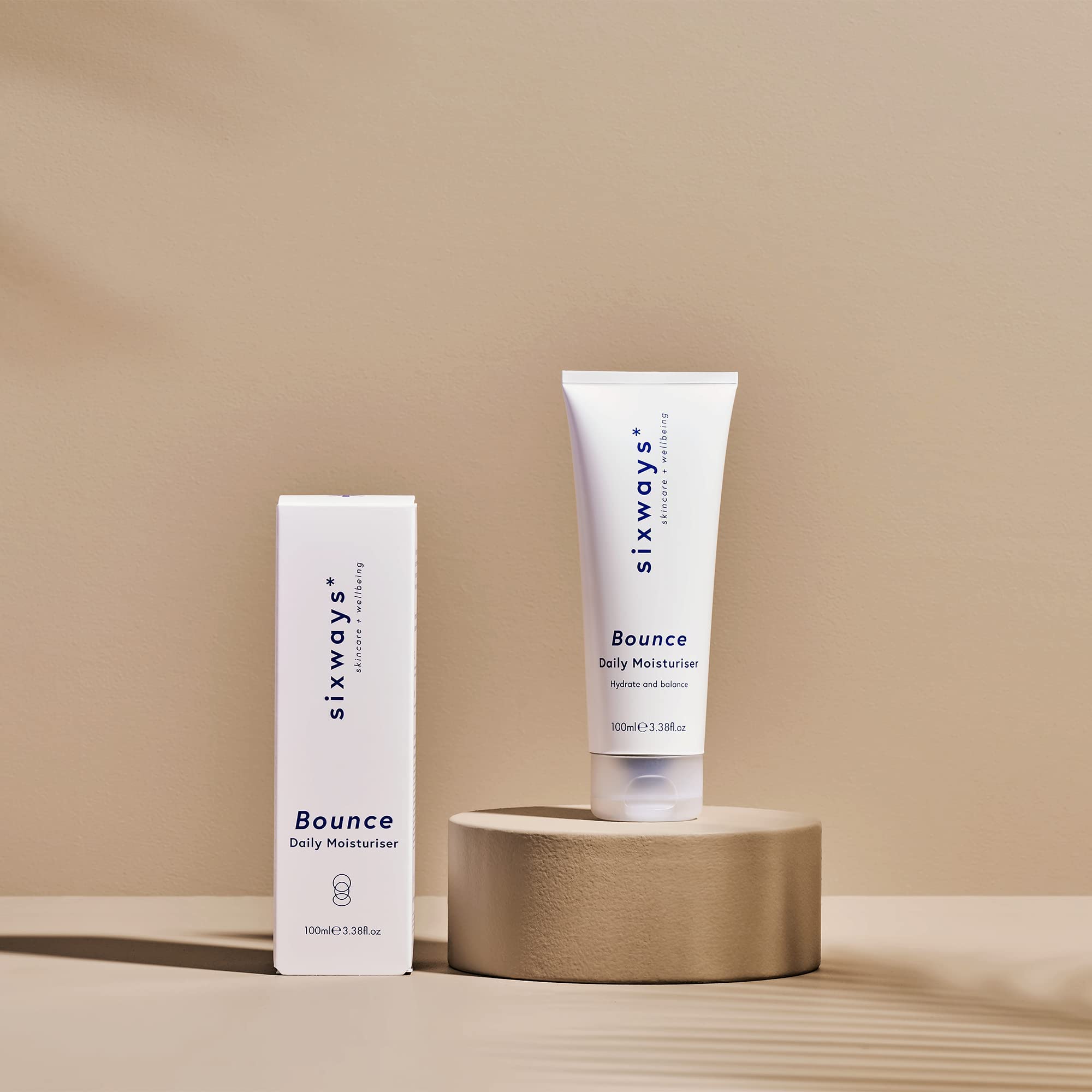 Sixways 5-Step Skincare & Shower Routine Set - Hydrating Daily Cleanser, Bounce Moisturizer, Rich Night Cream, Energizing & Calming Body Wash | Complete Daily Beauty Regimen for Glowing Skin at Home & Travel