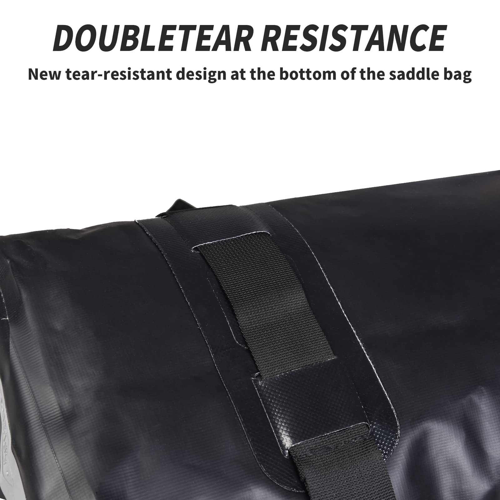 Waterproof Motorcycle Saddlebags 50L - Detachable Motorcycle Luggage Bags for Travel - Durable Panniers Bags for Scooter, Honda, Suzuki, Yamaha (Blue, 2 Pack) - Perfect for Long Distance Riding & Adventure Trips