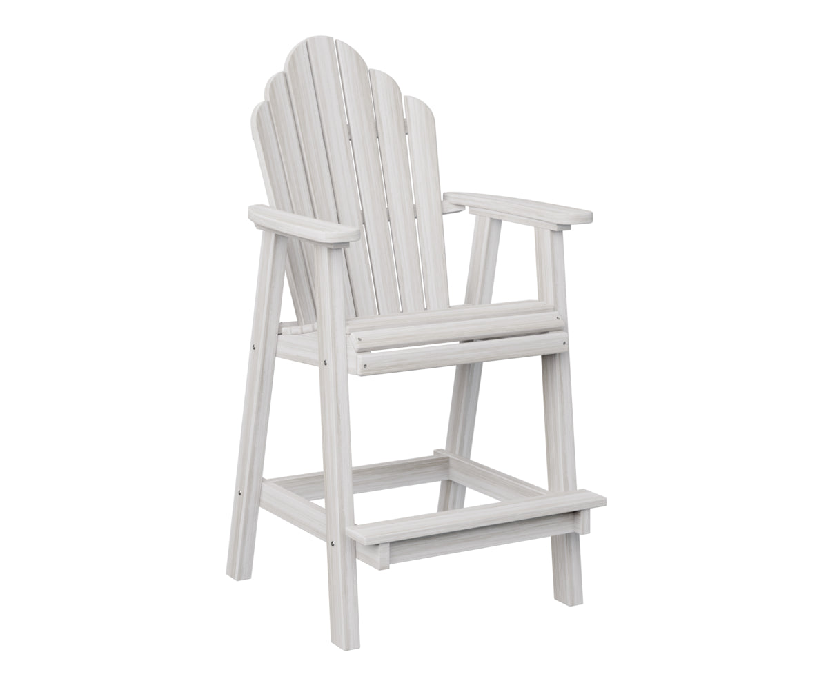 Berlin Gardens Cozi Back Bar Chair - Comfortable Counter Height Stool for Kitchen, Bar & Outdoor Use - Perfect for Dining, Entertaining & Relaxing