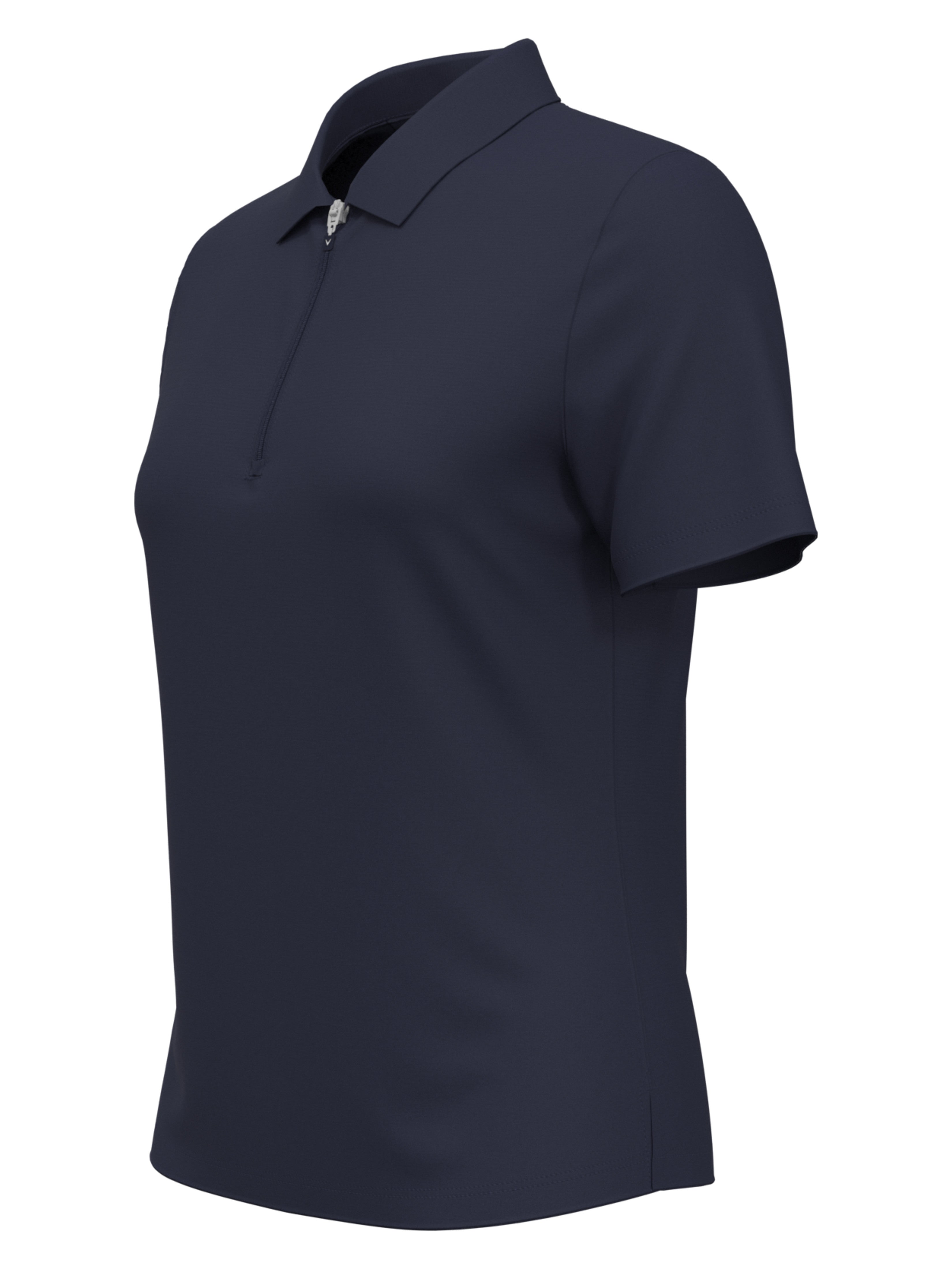 Women's 1/4 Zip Solid Golf Polo Shirt - Breathable Moisture-Wicking Performance Top for Golf, Tennis & Outdoor Activities