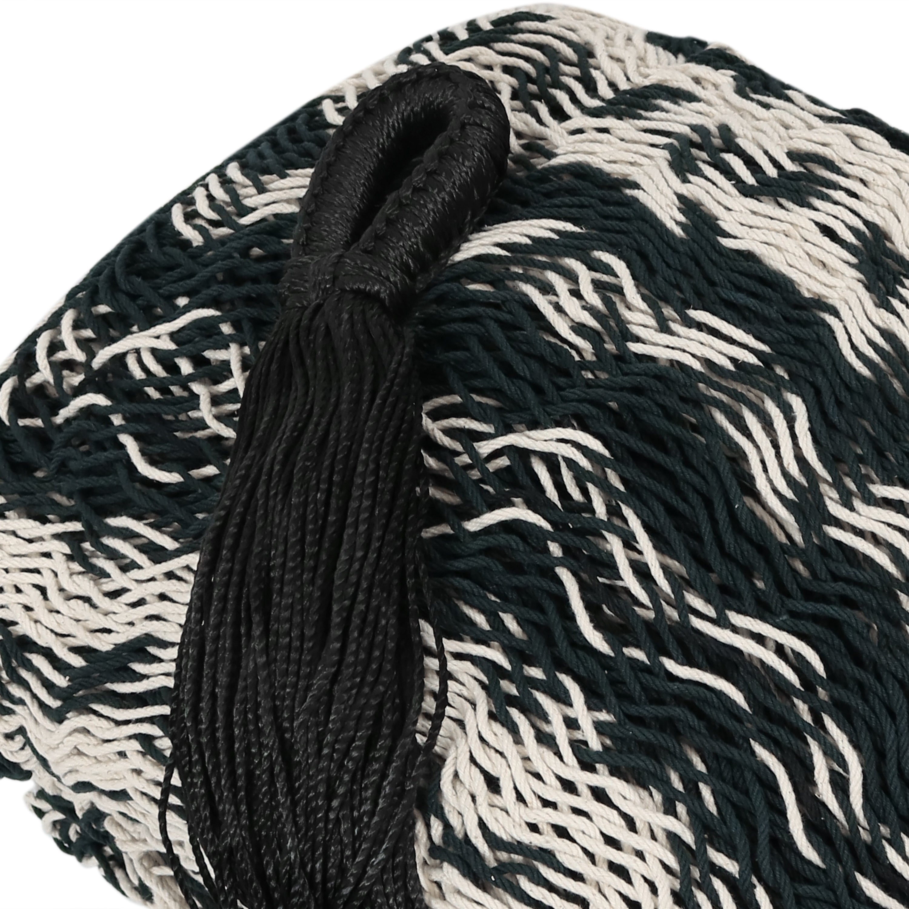 Sunnydaze Family Size Handwoven Thick Cord Mayan Hammock - Durable & Comfortable Outdoor Hammock for Backyard, Patio, Beach & Camping