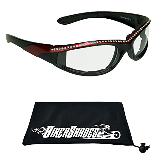 Red - Clear to Grey W/Microfiber