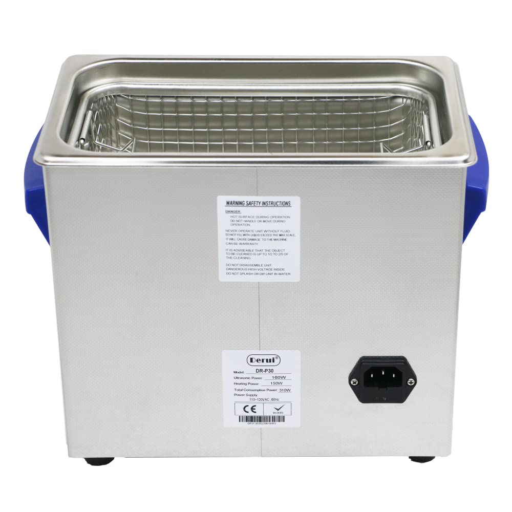 Professional 3L Ultrasonic Jewelry Cleaner with Degas & Sweep Modes - Adjustable Power for Rings, Eyeglasses, Dentures, PCB, Coins & Small Parts - Ideal for Home, Jewelry Stores & Electronics Repair Shops