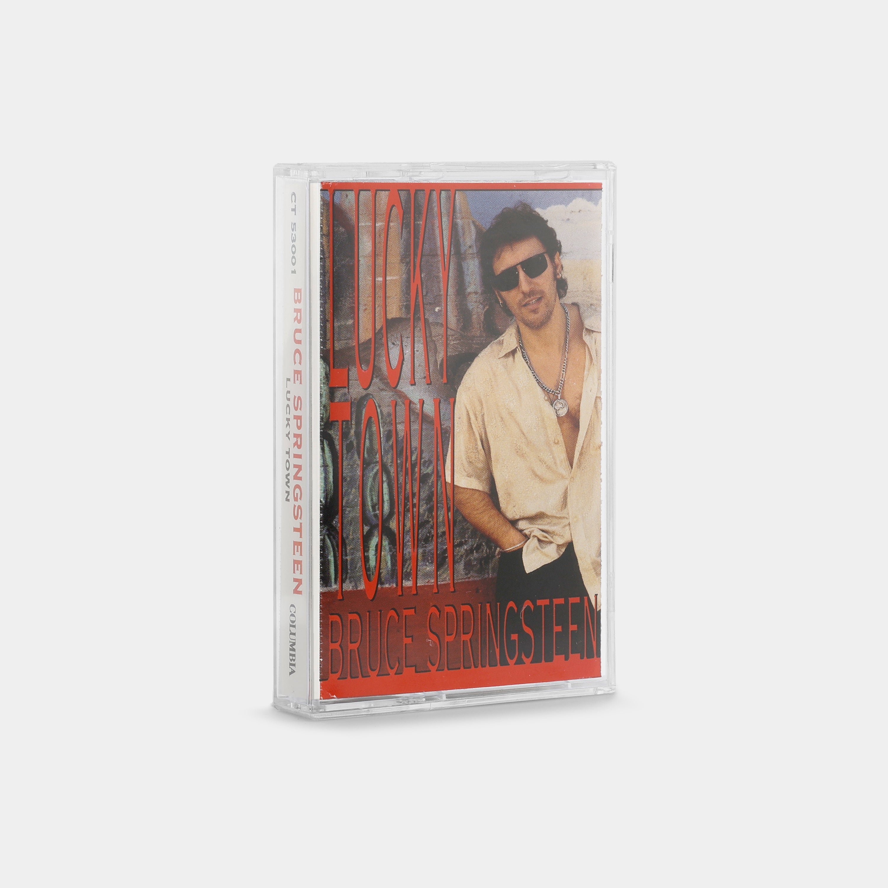 Bruce Springsteen Lucky Town Cassette Tape - Vintage Music Collectible | Perfect for Car Rides, Home Stereo & Retro Music Lovers