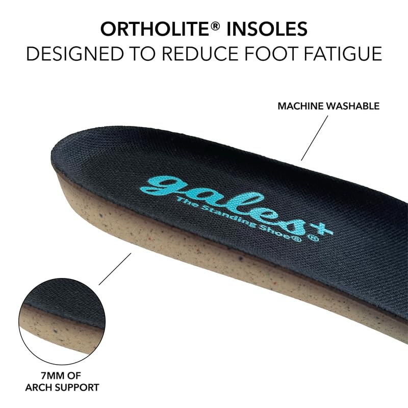 Gales Frontline Nurse Shoes for Women & Men - Lightweight Slip-Resistant Work Sneakers, Waterproof & Easy to Clean Healthcare Shoes for Nurses, Doctors & Food Service Workers - Ideal for Hospitals, Clinics & Restaurants