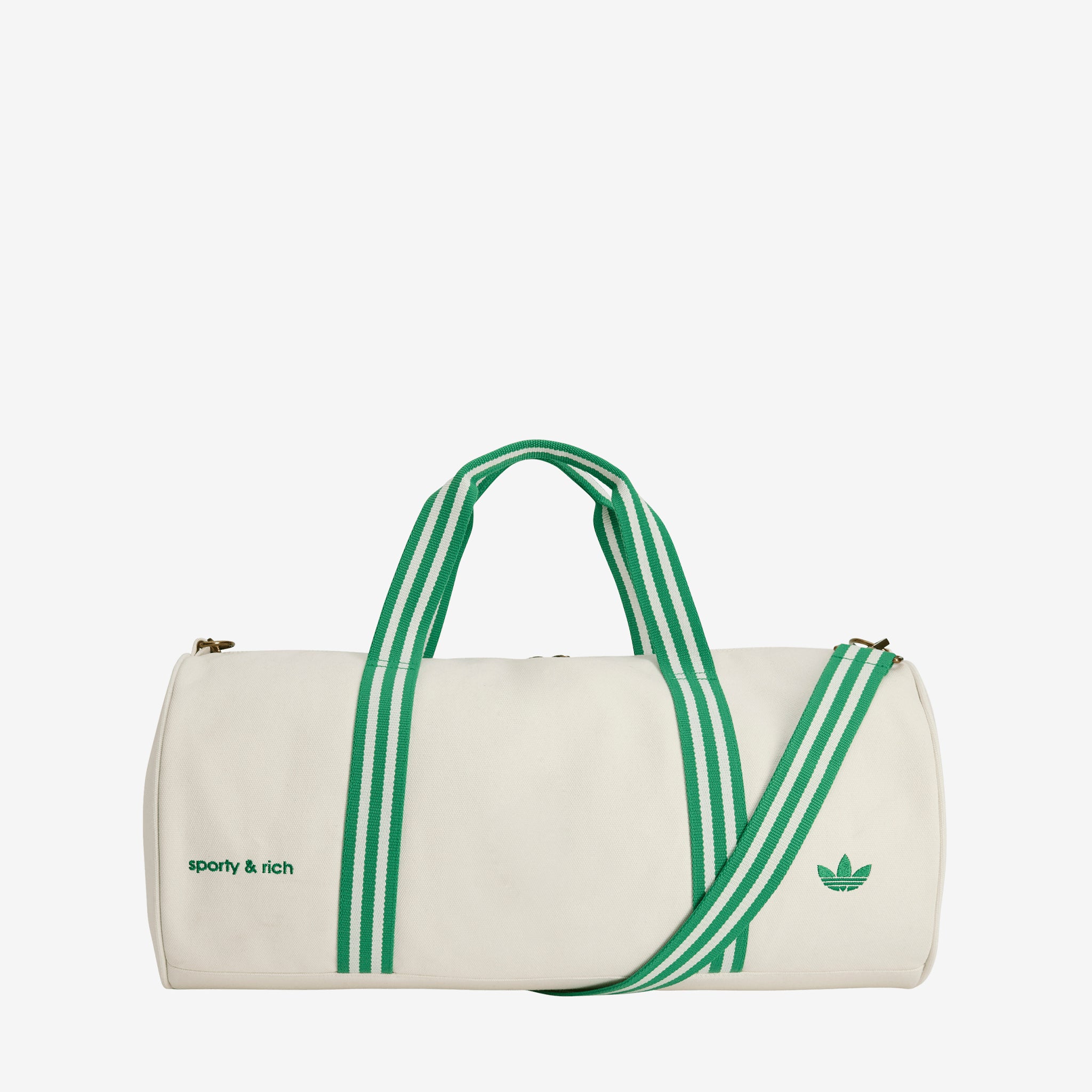 Sporty & Rich Canvas Bag in Off White - Stylish & Durable Tote for Gym, Beach & Everyday Use