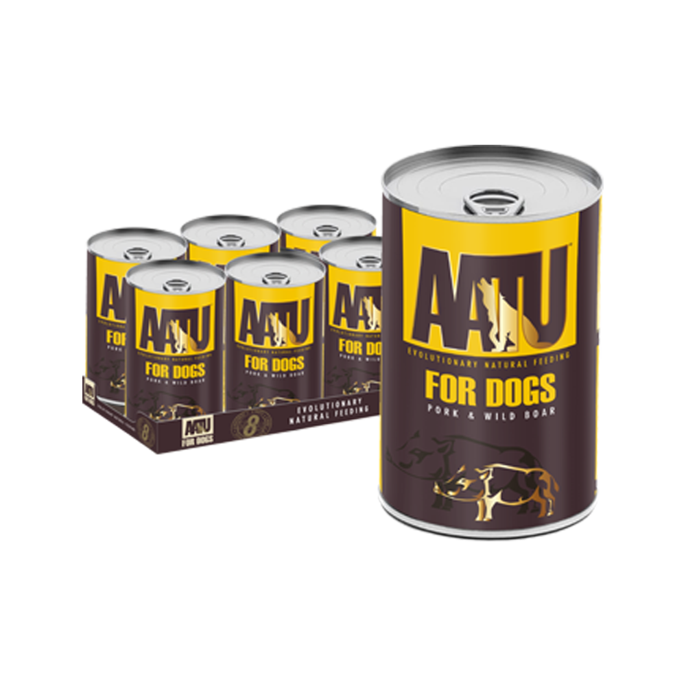 Premium Mixed Protein Dog Food - Pork & Wild Boar Recipe | Grain-Free, High-Protein Wet Canned Food for Adult Dogs | Perfect for Active Pets & Training Rewards