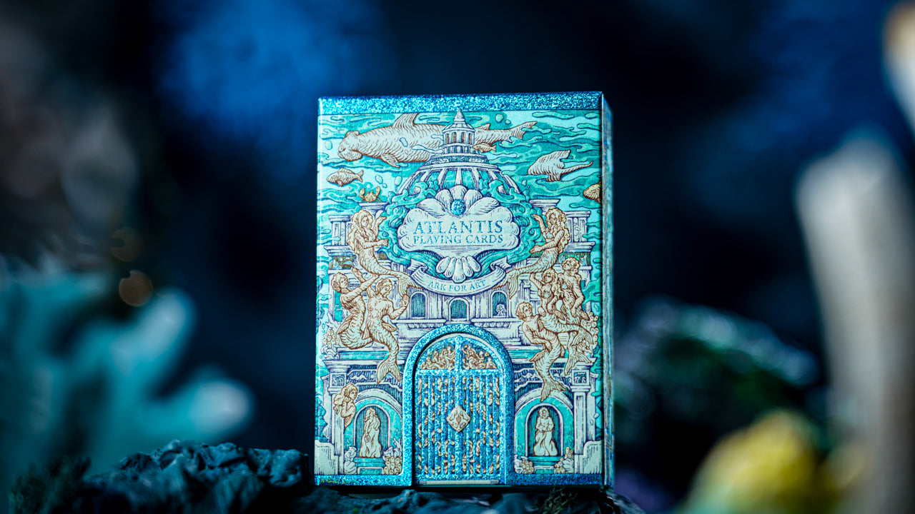 Atlantis Artist Boxset Playing Cards - Premium Collectible Deck for Card Games, Magic Tricks & Poker | Perfect for Gifts, Game Nights & Cardistry