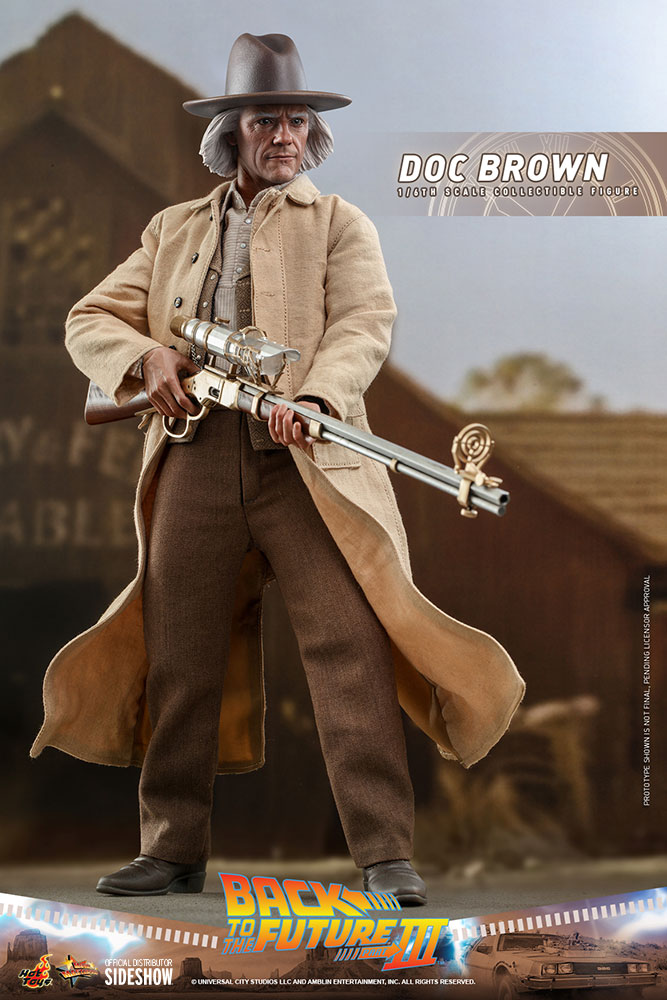 Hot Toys Back to The Future Part III Doc Brown 1/6 Scale 12