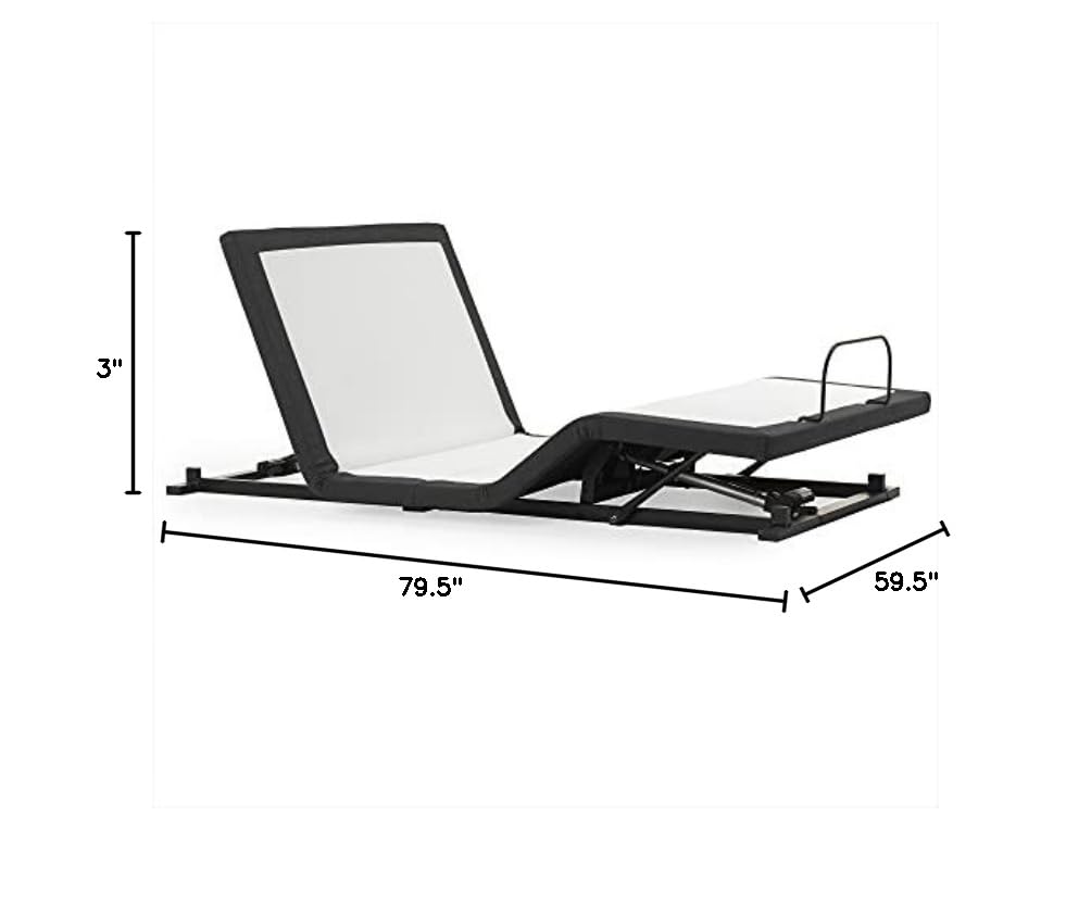 Blissful Nights Z4 Adjustable Bed Frame for Storage Beds - Massage, Anti-Snore, Zero Gravity, USB Charging, Wireless Remote, Tool-Free Assembly (Queen Size) - Perfect for Back Pain Relief, Snoring Reduction, and Enhanced Sleep Comfort