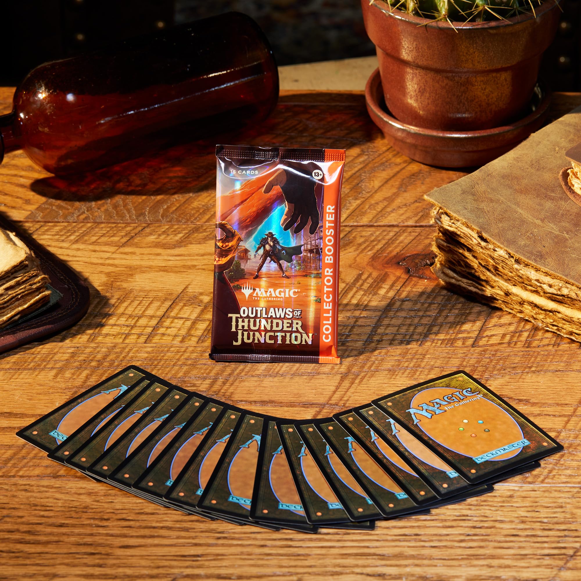 Magic: The Gathering Outlaws of Thunder Junction Collector Booster Box - 12 Packs (180 Cards) | MTG Trading Card Game | Perfect for Collectors & Competitive Play
