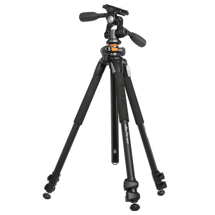 ALTA PRO 263AP Heavy Duty Aluminum Tripod with 3-Way Pan Head - Supports 11lbs/5kg - Perfect for DSLR Cameras, Video Shooting & Photography