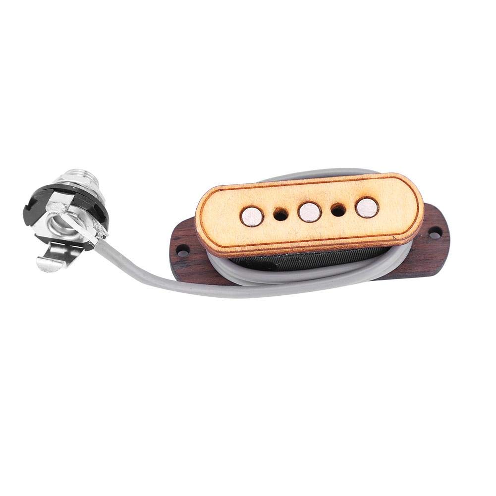 3 String Cigar Box Guitar Pickup - Pre-Wired with Input Jack for Easy Replacement & Repair | Perfect for DIY Cigar Box Guitar Builds & Upgrades