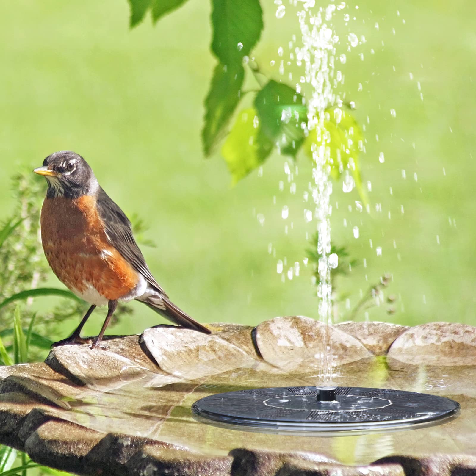 Solar Powered Floating Water Fountain Pump - 1.4W Eco-Friendly Outdoor Fountain for Bird Baths, Garden Decor, Ponds & Pools | Perfect for Backyard, Patio & Wildlife Habitats